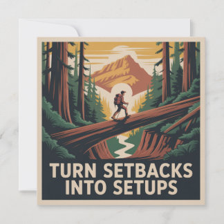 Carte De Remerciements Turn Setbacks Into Setups
