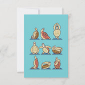 Carte De Remerciements Turtle Lover Green Sea Turtle Yoga (Devant)