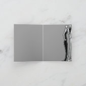 Carte De Remerciements Tuxedo - Remerciements de mariage de la part des d (Intérieur)