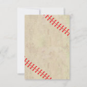 Carte De Remerciements Twin Baseball Anniversaire Garçon Fille (Dos)