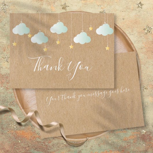 Carte De Remerciements Twinkle Twinkle Little Star Baby shower