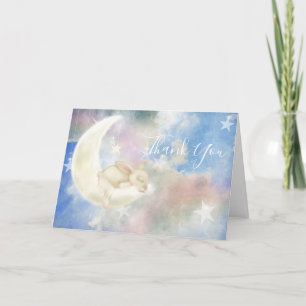 Carte De Remerciements Twinkles Baby Bunny Sweet Dreams Ciel & Nuages