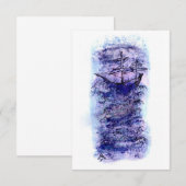 Carte De Remerciements Type moderne (Devant / Derrière)