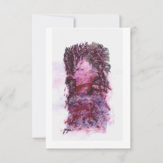 Carte De Remerciements Type moderne (Devant)