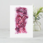 Carte De Remerciements Type moderne (Debout devant)