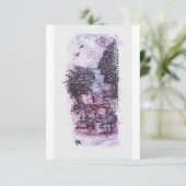 Carte De Remerciements Type moderne (Debout devant)