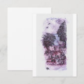 Carte De Remerciements Type moderne (Devant / Derrière)