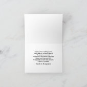 Carte De Remerciements Typographie Manuscrite Informelle Tonneau en Bois (Intérieur)