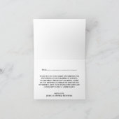 Carte De Remerciements Typographie Moderne sur Tableau Mariage Remercieme (Intérieur)