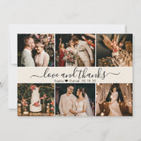 Typographie romantique moderne Collage photo ivoir