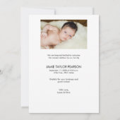 Carte De Remerciements Typographie tendance Simple Moderne 2 Photos pour (Dos)