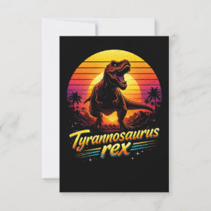 Carte De Remerciements Tyrannosaurus Rex