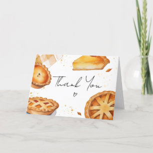 Carte De Remerciements Un Baby shower À Tarte Un Peu Cutie