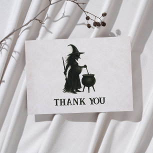 Carte De Remerciements Un bébé brasse un Baby shower d'Halloween