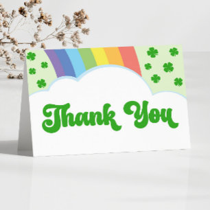 Carte De Remerciements Un charme chanceux St. Patrick's Day Birthday Part