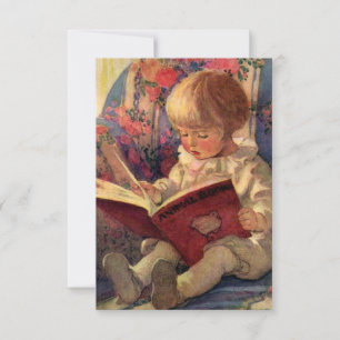 Carte De Remerciements « Un coin tranquille » par Jessie Willcox Smith