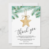 Carte De Remerciements Un joli petit Baby shower (Devant)