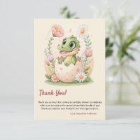un joli petit Dinosaure Aquarelle Hatching Bientôt