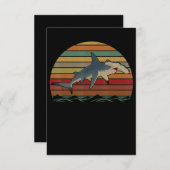 Carte De Remerciements un joyeux cadeau de requin marteau (Devant / Derrière)