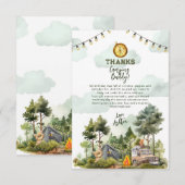 Carte De Remerciements Un Joyeux Camper Anniversaire (Devant / Derrière)