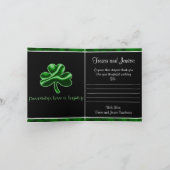 Carte De Remerciements Un Mariage irlandais (Intérieur)