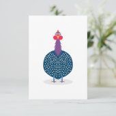 Carte De Remerciements Un mignon poulet (Debout devant)