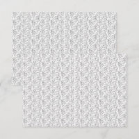 Un motif floral noir et blanc classique, illustran