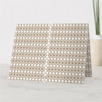 un motif géométrique blanc et or