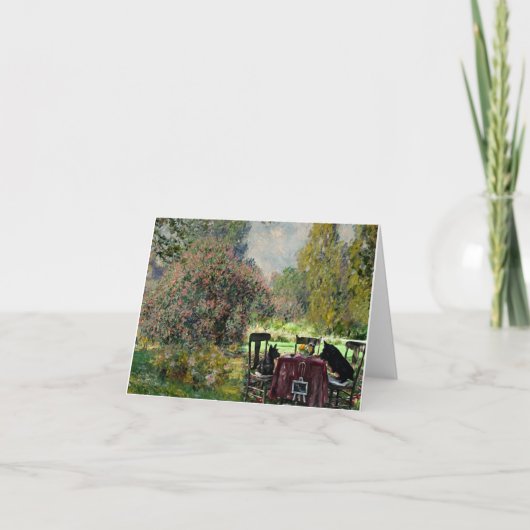 Carte De Remerciements Un Nod pour Monet (Devant)
