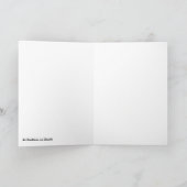 Carte De Remerciements Un Noël plein d'espoir (Intérieur)