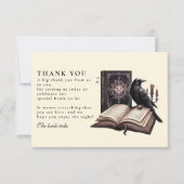 Carte De Remerciements Un nouveau chapitre commence douche de la mariée a (Devant)