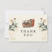 Carte De Remerciements Un nouveau chapitre est sur le point de commencer  (Devant)