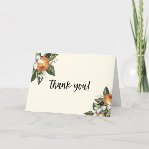Carte De Remerciements Un petit Baby shower neutre Clementine Cutie