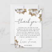 Carte De Remerciements Un petit cowboy est sur le chemin (Devant)