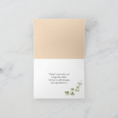 Carte De Remerciements Un Petit Mot (Intérieur)