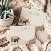 Carte De Remerciements Un Peu D'Arachide | Boho Jungle Safari