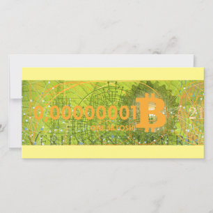 Carte De Remerciements Un Satoshi