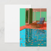 Carte De Remerciements Un simple moderne (Devant / Derrière)