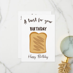 Carte De Remerciements Un Toast Pour Votre Anniversaire