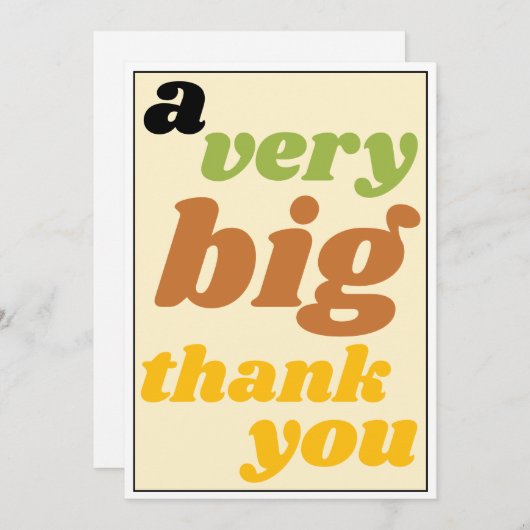 Carte De Remerciements Une appréciation décontractée de lieu de travail (Devant / Derrière)