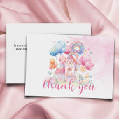 Carte De Remerciements Une Baby Shower aux bonbons Un Petit Chéri