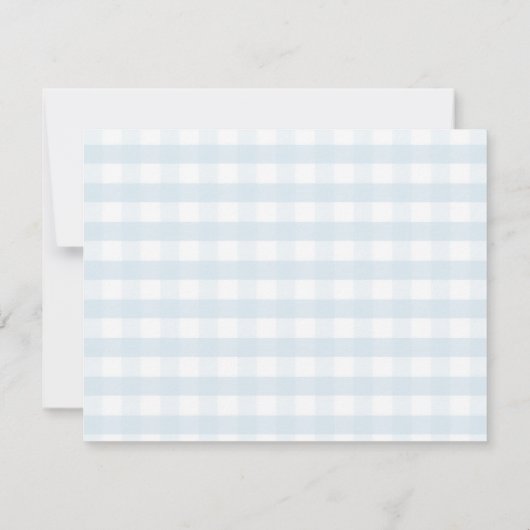 Carte De Remerciements Une Baby Shower Petite Citrouille Camion Bleu Ging (Dos)