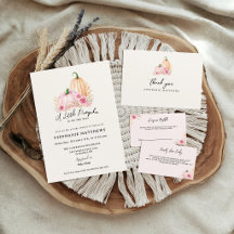 Une Baby Shower Rose Petit Citrouille