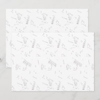 Une esquisse minimaliste d'art en ligne blanche re