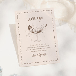 Carte De Remerciements Une fête d'anniversaire un peu plus vieille