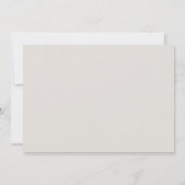 Carte De Remerciements Une forme blanche optimisée dans le design, mettan (Dos)