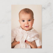 Carte De Remerciements Une oie sotte 1ère fête d'anniversaire (Dos)