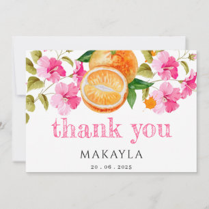 Carte De Remerciements Une Petite Cutie Est Sur Le Chemin Du Baby shower 