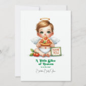 Carte De Remerciements Une petite tranche de paradis - Baby shower (Devant)