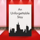 Carte De Remerciements Unforgettable City Stay Custom Host Gift Card 